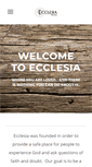 Mobile Screenshot of ecclesiabaptist.org